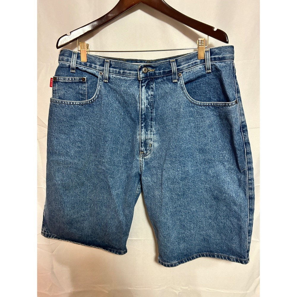 Vintage Bugle Boy‎ Denim Shorts Mens Blue Y2K Baggy Skater 90s